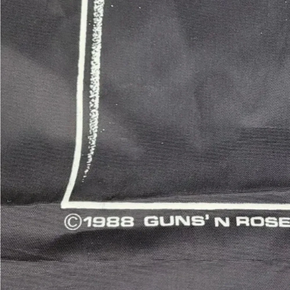 Vintage 1988 GUNS N AND ROSES AXL ROSE Banner Flag Tapestry Wall Hanging poster